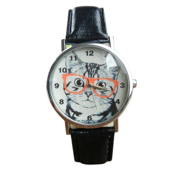 splendid brand new cat pattern leather band analog quartz vogue wrist watch reloje, Blue
splendid brand new cat pattern leather band analog quartz vogue wrist watch reloje, Blue