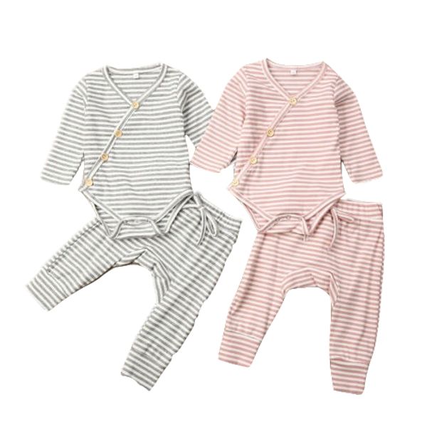 baby clothes set 2020 spring autumn 2pcs newborn baby girl boy clothes knitted striped romper v neck button jumpsuit trouser outfit 0-18m, White
baby clothes set 2020 spring autumn 2pcs newborn baby girl boy clothes knitted striped romper v neck button jumpsuit trouser outfit 0-18m, White