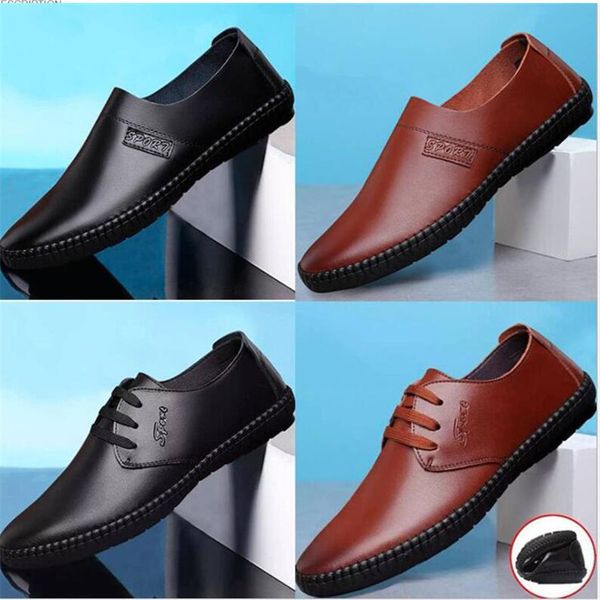 new strap men's casual shoes 2019 new fashion peas shoes business men's size 39-44, Black
new strap men's casual shoes 2019 new fashion peas shoes business men's size 39-44, Black