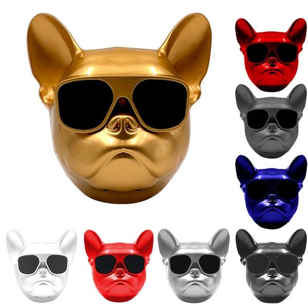 Bull Dog Electroplate Mini Portable Wireless Bluetooth 4.2 Radio Card Audio Speaker Special Design Dog Head Loudspeakers Subwoofer Gift
Bull Dog Electroplate Mini Portable Wireless Bluetooth 4.2 Radio Card Audio Speaker Special Design Dog Head Loudspeakers Subwoofer Gift