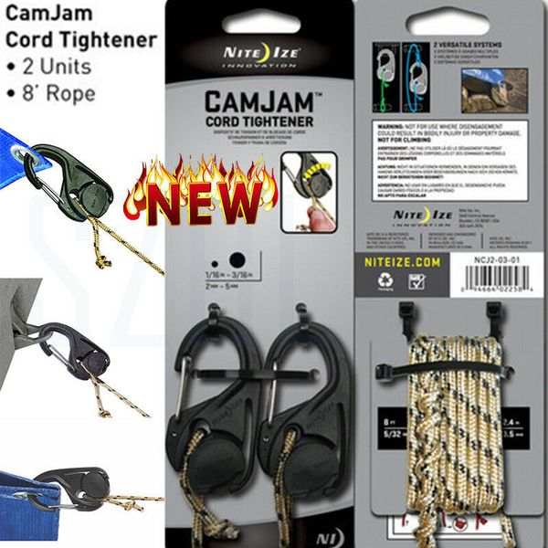 2pcs nite ize camjam cord tightener w/ rope lightweight sturdy durable(1pack 2pcs
2pcs nite ize camjam cord tightener w/ rope lightweight sturdy durable(1pack 2pcs