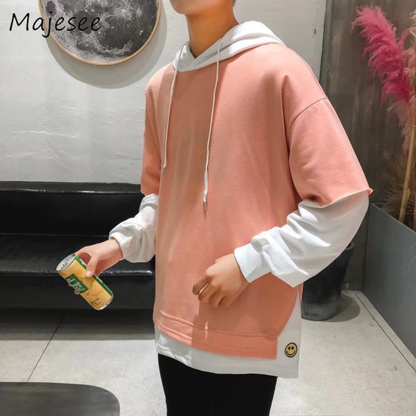 bf harajuku men with hat hoodies & sweatshirts mens hoodie long sleeved patchwork loose fashion korean style male students new, Black
bf harajuku men with hat hoodies & sweatshirts mens hoodie long sleeved patchwork loose fashion korean style male students new, Black