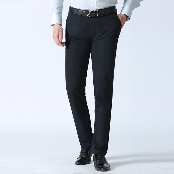2020 spring autumn men's casual pants brand classic full length suit straight cotton business man plus big size 40 42 trousers, Black
2020 spring autumn men's casual pants brand classic full length suit straight cotton business man plus big size 40 42 trousers, Black