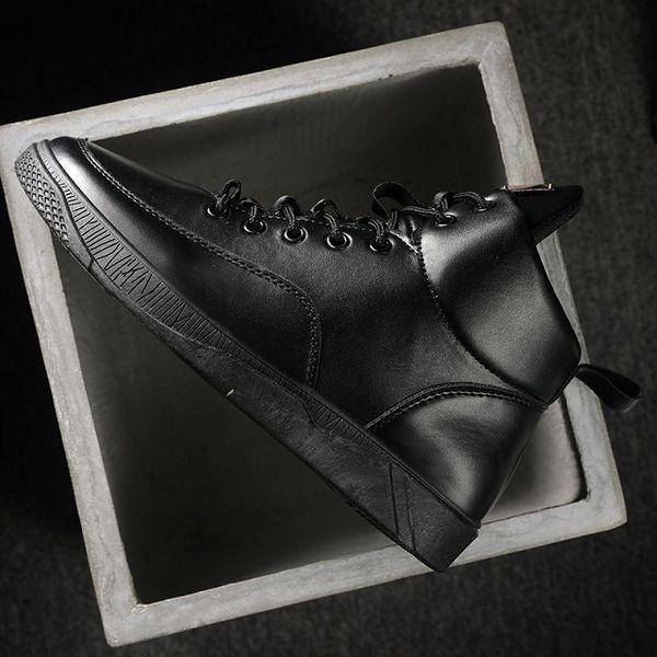 2019 new men's high sports casual shoes autumn and winter wholesale design and custom factory platform famous brand new pattern designe, Black
2019 new men's high sports casual shoes autumn and winter wholesale design and custom factory platform famous brand new pattern designe, Black