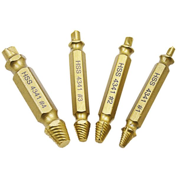 4pcs/set hss 4341 double side damaged screw extractor drill bits out remover bolt stud tool for metal damaged screw extractor
4pcs/set hss 4341 double side damaged screw extractor drill bits out remover bolt stud tool for metal damaged screw extractor
