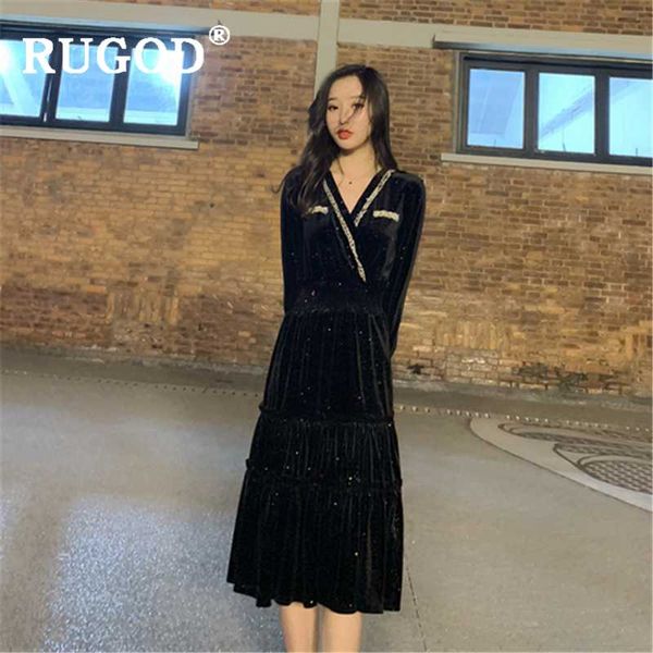 rugod fashion office ladies dress vintage solid v neck velet bling ruffle auturm winter women dress elegant balck vestido, Black;gray
rugod fashion office ladies dress vintage solid v neck velet bling ruffle auturm winter women dress elegant balck vestido, Black;gray