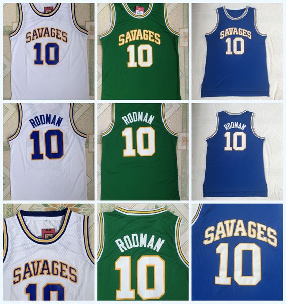 Top Quality Oklahoma Savages 10 DENNIS RODMAN Jersey Mens Blue White Green Denni100% Stitched College Basketball Jerseys S-3XL Fast Shipping
Top Quality Oklahoma Savages 10 DENNIS RODMAN Jersey Mens Blue White Green Denni100% Stitched College Basketball Jerseys S-3XL Fast Shipping