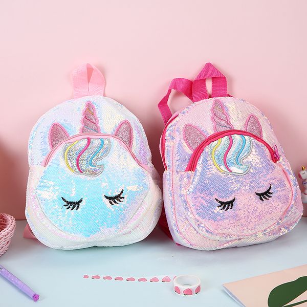 kindergarten mini embroidery unicorn backpack student cartoon sequin schoolbag girl 4 color small preppy style zipper backpack
kindergarten mini embroidery unicorn backpack student cartoon sequin schoolbag girl 4 color small preppy style zipper backpack