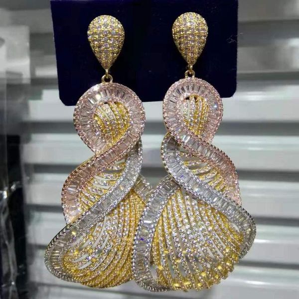 missvikki luxury gorgeous pendant drop earrings full mini cz bride wedding actor dancer appointment party show earring jewelry, Silver
missvikki luxury gorgeous pendant drop earrings full mini cz bride wedding actor dancer appointment party show earring jewelry, Silver