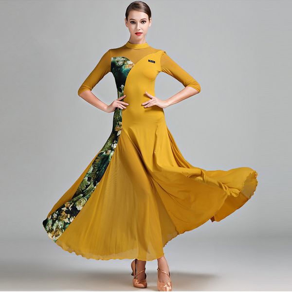 new women dance dress ballroom long skirt modern waltz competition dress girls ballroom standard costume, Black;red
new women dance dress ballroom long skirt modern waltz competition dress girls ballroom standard costume, Black;red