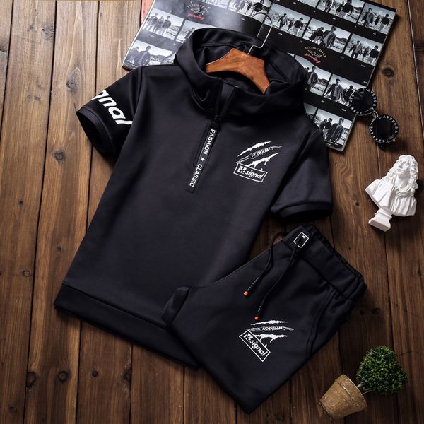 2019 new arrival men's sport suits short sleeve for summer fashion round neck breathable loose clothing with two color -4xl availiable, Gray
2019 new arrival men's sport suits short sleeve for summer fashion round neck breathable loose clothing with two color -4xl availiable, Gray