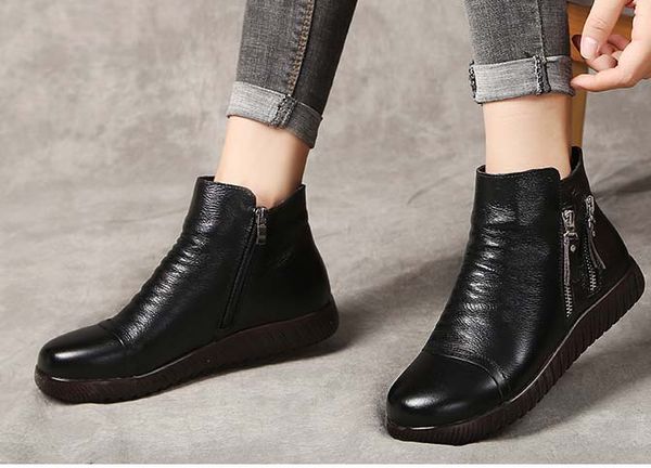 2019 short boots in autumn and winter leather laces for and women shoes with designer fashion martin boots casual sports shoes x30, Black
2019 short boots in autumn and winter leather laces for and women shoes with designer fashion martin boots casual sports shoes x30, Black