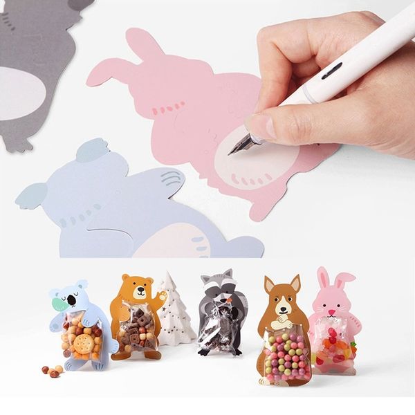 10pcs cute animal candy bag greeting card biscuit gift bag baby shower birthday party decoration (bear) other bakeware
10pcs cute animal candy bag greeting card biscuit gift bag baby shower birthday party decoration (bear) other bakeware