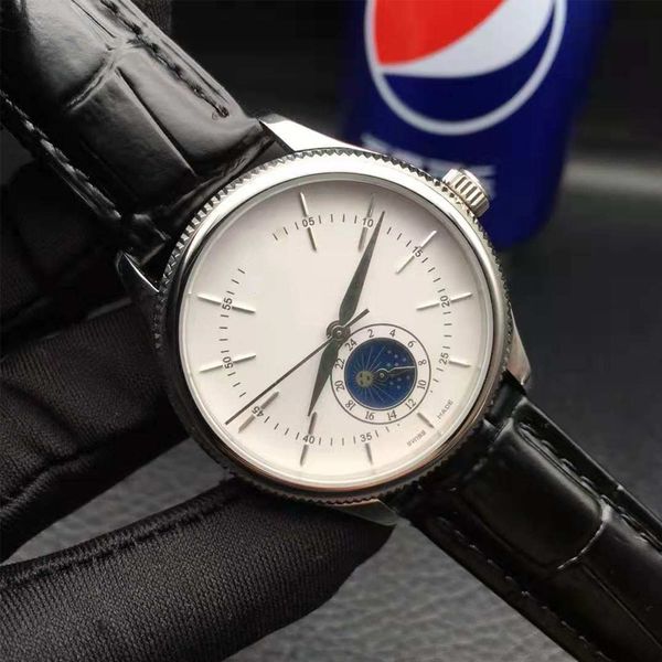 New luxury watch mens watches Automatic Mechanical 40mm high quality Hardlex mirror Wristwatches mens designer watches Leather strap
New luxury watch mens watches Automatic Mechanical 40mm high quality Hardlex mirror Wristwatches mens designer watches Leather strap
