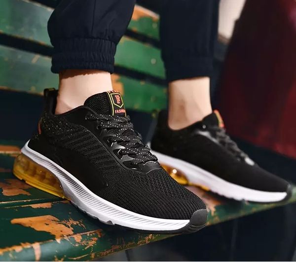with socks new air cushion designer yellow blue men special section sports sneaker increased breathable jogging running shoes 36-44, White;red
with socks new air cushion designer yellow blue men special section sports sneaker increased breathable jogging running shoes 36-44, White;red