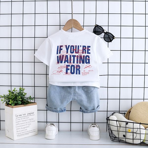 2020 new summer baby boys clothes infant children clothing cartoon kids cotton letter t-shirt shorts 2pcs/set fashion suits, White
2020 new summer baby boys clothes infant children clothing cartoon kids cotton letter t-shirt shorts 2pcs/set fashion suits, White