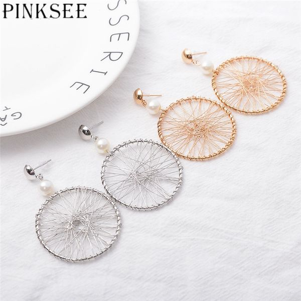 pinksee ethnic style dream catcher hoop rings round hollow metal earrings for women temperament ins wind jewelry, Golden;silver
pinksee ethnic style dream catcher hoop rings round hollow metal earrings for women temperament ins wind jewelry, Golden;silver