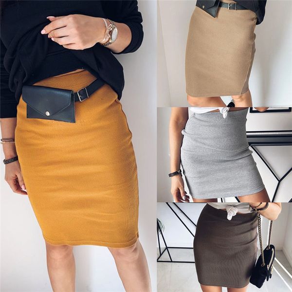 new pattern autumn office lady slim hip skirt elegant women skirts fashion high waist solid color pencil skirt knitted miniskirt, Black
new pattern autumn office lady slim hip skirt elegant women skirts fashion high waist solid color pencil skirt knitted miniskirt, Black