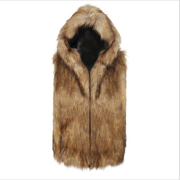 men's vests men winter autumn imitation fur sleeveless jacket hooded large size male fake vest man-made k1289, Black;white
men's vests men winter autumn imitation fur sleeveless jacket hooded large size male fake vest man-made k1289, Black;white