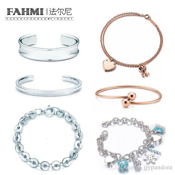 fahmi charm gift 925 sterling silver rose gold bell heart lock tif attractive elegance temperament bracelet world jewelry, Golden;silver
fahmi charm gift 925 sterling silver rose gold bell heart lock tif attractive elegance temperament bracelet world jewelry, Golden;silver