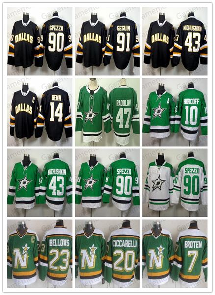 Dallas Stars 43 Valeri Nichushkin 91 Seguin 90 Jason Spezza 14 Jamie Benn 20 Dino Ciccarelli Hockey Men stitched Jerseys
Dallas Stars 43 Valeri Nichushkin 91 Seguin 90 Jason Spezza 14 Jamie Benn 20 Dino Ciccarelli Hockey Men stitched Jerseys