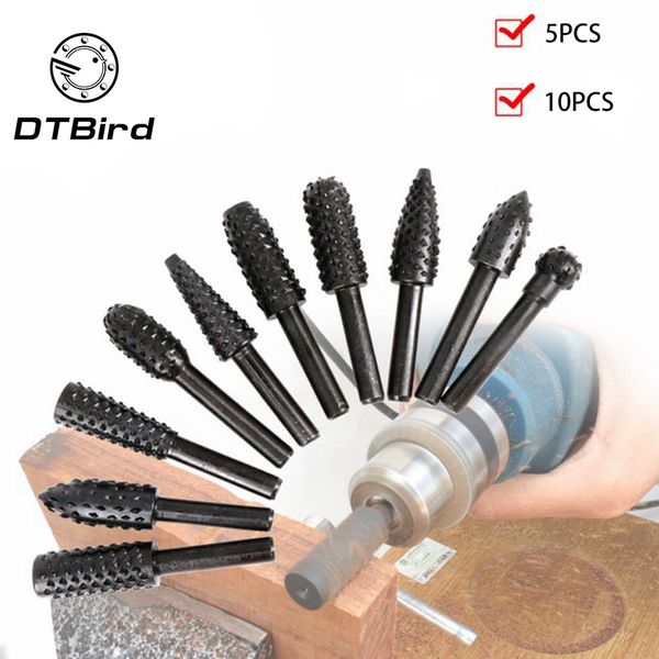10pcs steel rotary rasp file 1/4'' 6mm shank rotary craft files rasp burrs wood bits grinding power woodworking hand tool
10pcs steel rotary rasp file 1/4'' 6mm shank rotary craft files rasp burrs wood bits grinding power woodworking hand tool