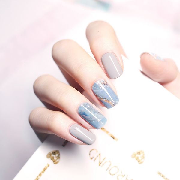 blue and gray marble mix clolor 20pcs nail sticker waterproof non-toxic nail transfer stickers manicure art decoration, Black
blue and gray marble mix clolor 20pcs nail sticker waterproof non-toxic nail transfer stickers manicure art decoration, Black
