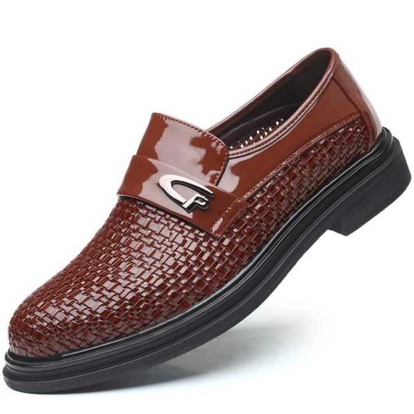 summer hollowed men business casual shoes breathable punching hole meshes soft bottom flats breathable slip-on prepared loafers, Black
summer hollowed men business casual shoes breathable punching hole meshes soft bottom flats breathable slip-on prepared loafers, Black