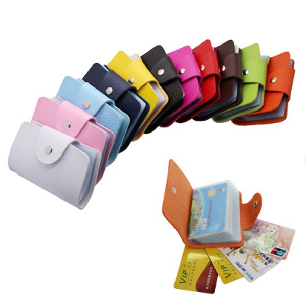 24 colourful id credit card holder organizer pocket card slots 2sided plastic card holder women purses men wallet yd0484, Brown;gray
24 colourful id credit card holder organizer pocket card slots 2sided plastic card holder women purses men wallet yd0484, Brown;gray