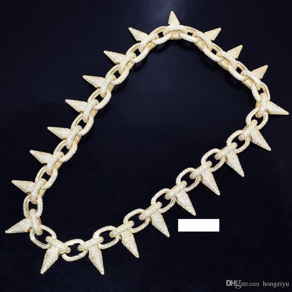 iced out heavy punk rivet choker bling cubic zircon men's hip hop necklace jewelry gold silver color chain 18" 20
iced out heavy punk rivet choker bling cubic zircon men's hip hop necklace jewelry gold silver color chain 18" 20