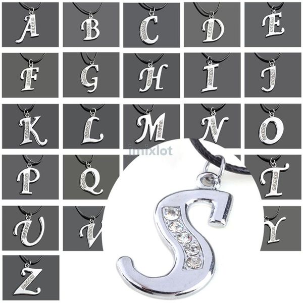 silver crystal rhinestone a-z letter charm initial alphabet pendant necklace rope chain fashion women men jewelry
silver crystal rhinestone a-z letter charm initial alphabet pendant necklace rope chain fashion women men jewelry