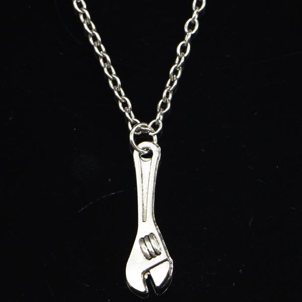 20pcs new fashion necklace 24x7mm spanner wrench tool silver pendants short long women men colar gift jewelry choker
20pcs new fashion necklace 24x7mm spanner wrench tool silver pendants short long women men colar gift jewelry choker