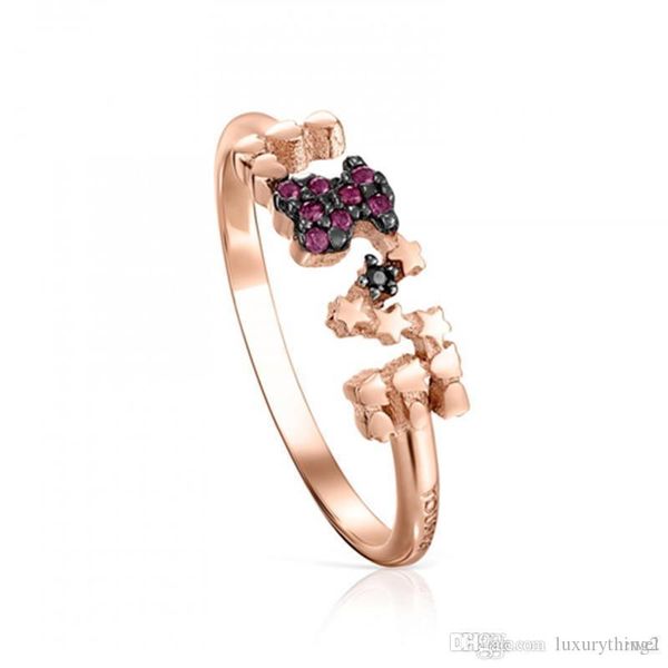 Bear Jewelry 925 Sterling Silver rings Rose Gold Vermeil San Valentin Love Ring Fits European Jewelry Style Gift C915305550
Bear Jewelry 925 Sterling Silver rings Rose Gold Vermeil San Valentin Love Ring Fits European Jewelry Style Gift C915305550