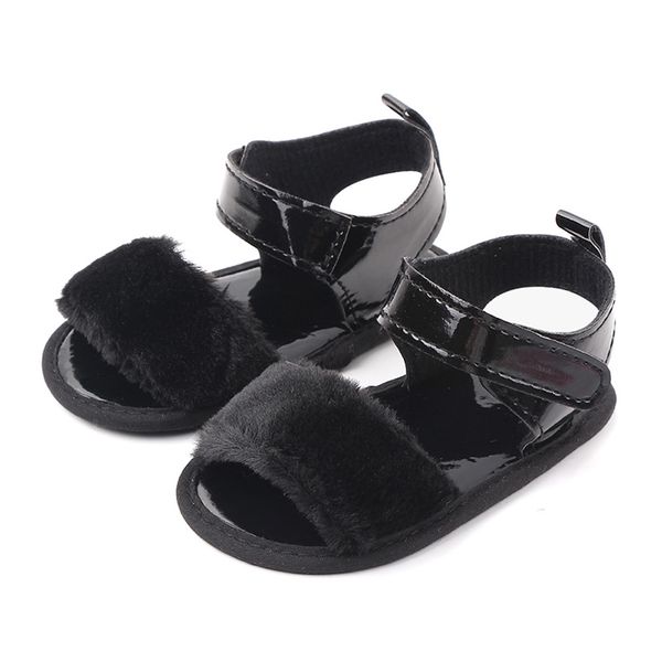 new summer baby kid girl sandals prewalker newborn leather soft sole crib shoes, Black;red
new summer baby kid girl sandals prewalker newborn leather soft sole crib shoes, Black;red