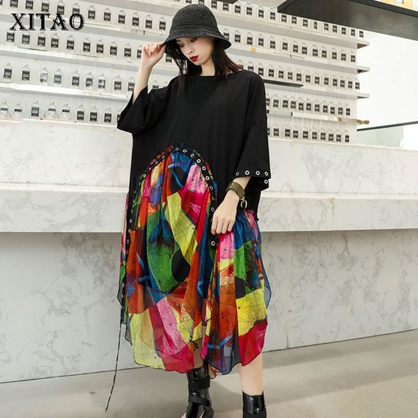 xitao chiffon rivet irregular midi dress women clothes 2019 o neck patchwork summer plus size summer elegant new wld2120, Black;gray
xitao chiffon rivet irregular midi dress women clothes 2019 o neck patchwork summer plus size summer elegant new wld2120, Black;gray