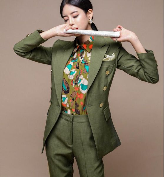2020 spring new women pant suits office lady notched double breasted blazer and slim pants fashion two pieces set y558, White;black
2020 spring new women pant suits office lady notched double breasted blazer and slim pants fashion two pieces set y558, White;black