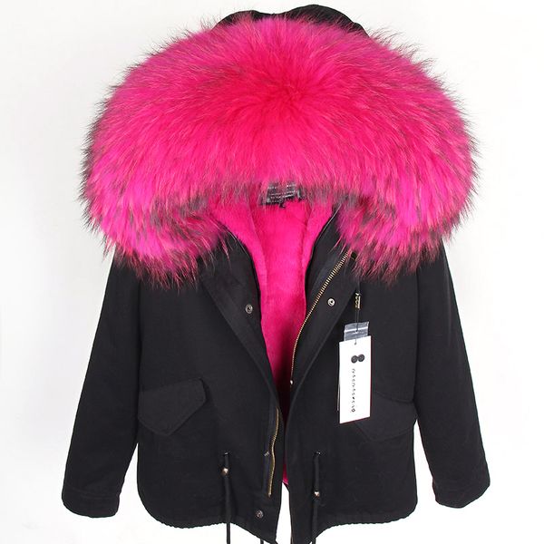 parka coat women casaco feminino casacos de invernoabrigo mujer2019 new fashion real raccoon fur collar winter women's clothing, Black
parka coat women casaco feminino casacos de invernoabrigo mujer2019 new fashion real raccoon fur collar winter women's clothing, Black