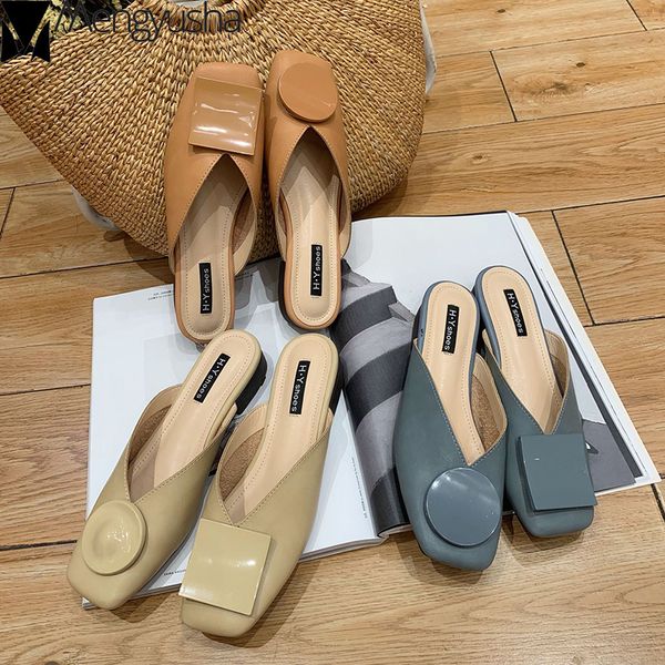 mules shoes woman summer metal decoration slippers microfiber square closed toe slides femme 2019korean low heels flip flops, Black
mules shoes woman summer metal decoration slippers microfiber square closed toe slides femme 2019korean low heels flip flops, Black