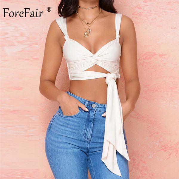 forefair summer bandage cami white pink green club party rave festival backless knot lace up cross crop for women
forefair summer bandage cami white pink green club party rave festival backless knot lace up cross crop for women