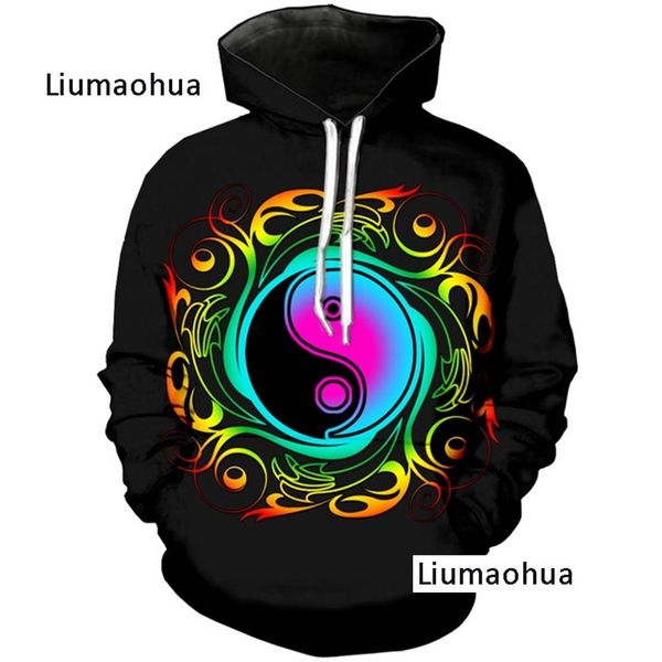 yin yang psychedelic hoodie outwear 3d hoodies autumn sportwear hoody hip hop sweatshirt, Black
yin yang psychedelic hoodie outwear 3d hoodies autumn sportwear hoody hip hop sweatshirt, Black
