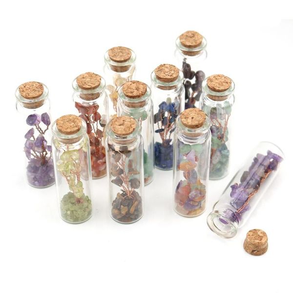 xsm natural crystal chips lucky drifting bottle gravel bead tree of life glass wishing bottle birthday gifts home decor specimen, Blue;slivery
xsm natural crystal chips lucky drifting bottle gravel bead tree of life glass wishing bottle birthday gifts home decor specimen, Blue;slivery