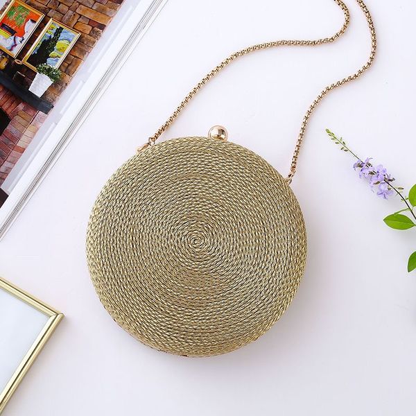 round luxury pu straw women handbag bag 2020 beach bag cross body patten hasp silver evening gold lady xsnnc, Red;black
round luxury pu straw women handbag bag 2020 beach bag cross body patten hasp silver evening gold lady xsnnc, Red;black