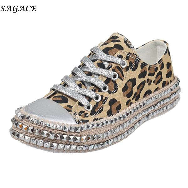 sagacecasual lace-up low-shoes female european style leopard rope thick bottom canvas shoes, Black
sagacecasual lace-up low-shoes female european style leopard rope thick bottom canvas shoes, Black