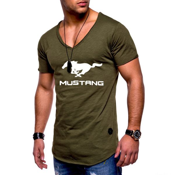 summer men's t-shirt for mustang car printed men's short sleeve fashion casual solid color short sleeve v-neck t-shirt e
summer men's t-shirt for mustang car printed men's short sleeve fashion casual solid color short sleeve v-neck t-shirt e