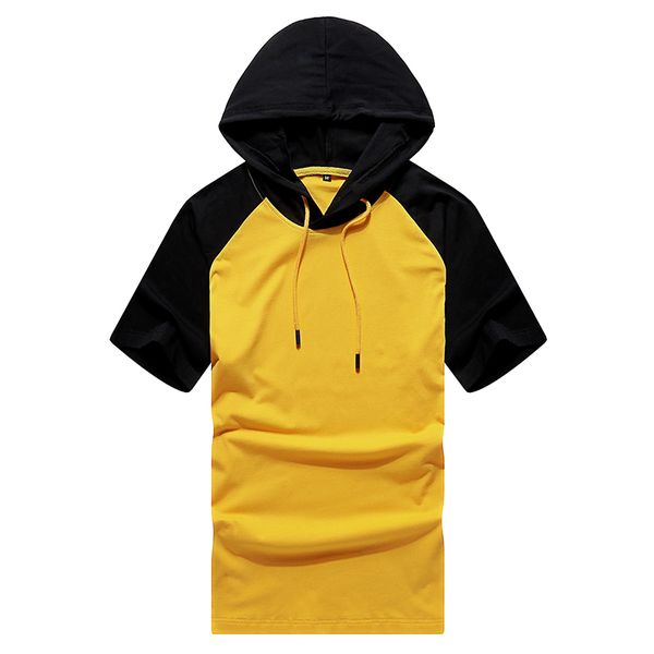 summer mens t shirts fashion short sleeve tee patchwork hooded hip hop streetwear male loose pullover moletom, White;black
summer mens t shirts fashion short sleeve tee patchwork hooded hip hop streetwear male loose pullover moletom, White;black
