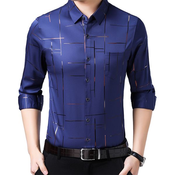 men's casual shirts 2021 non-iron bronzing chen shan yi youth long-sleeved printed outer wear ice silk smooth material shirt, White;black
men's casual shirts 2021 non-iron bronzing chen shan yi youth long-sleeved printed outer wear ice silk smooth material shirt, White;black