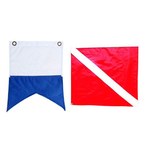 2 pcs nylon diver-down boat flag, scuba dive flag marker banner red blue outdoor flags sign safety gear boat cabin flags
2 pcs nylon diver-down boat flag, scuba dive flag marker banner red blue outdoor flags sign safety gear boat cabin flags