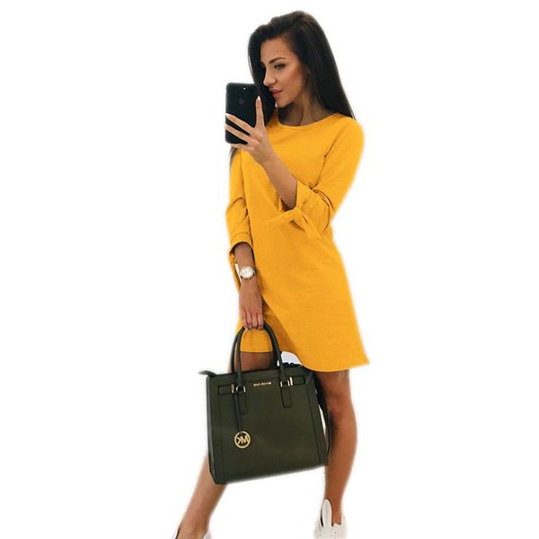 Spring New Fashion Elegant Ol Solid Color Dress Casual O -Neck 3 /4 Sleeve Bow A -Line S -4xl Size Plus Female Vestidos
Spring New Fashion Elegant Ol Solid Color Dress Casual O -Neck 3 /4 Sleeve Bow A -Line S -4xl Size Plus Female Vestidos