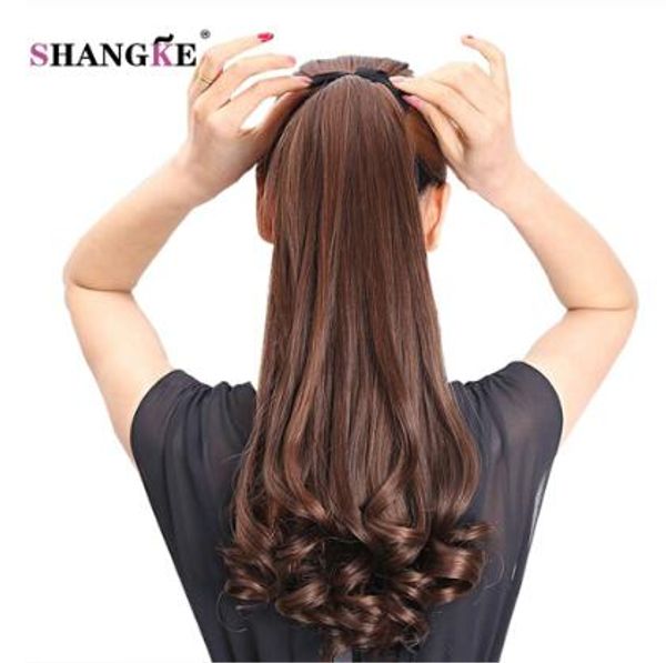 22'' long curly synthetic ponytail light brown drawstring clip in ponytail hair extensions heat resistant hair tail, Black;brown
22'' long curly synthetic ponytail light brown drawstring clip in ponytail hair extensions heat resistant hair tail, Black;brown