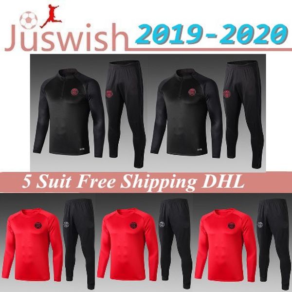 2019 2020 psg tracksuit training suit long sleeve mbappe cavani 19 20 maillot de foot paris jordam mj tracksuit set, Black;red
2019 2020 psg tracksuit training suit long sleeve mbappe cavani 19 20 maillot de foot paris jordam mj tracksuit set, Black;red